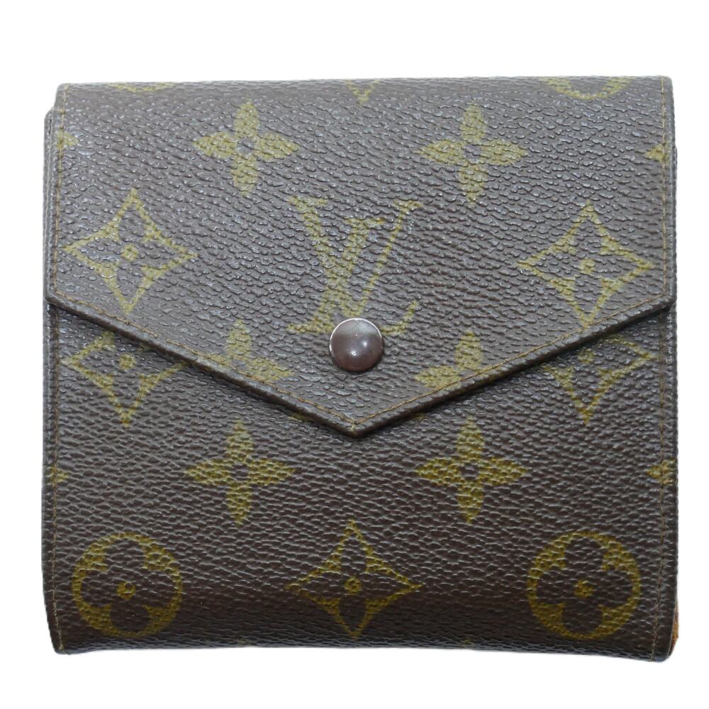 Authentic Louis Louis Vuitton LV Porte Monnaie Billet Bifold Snap Wallet